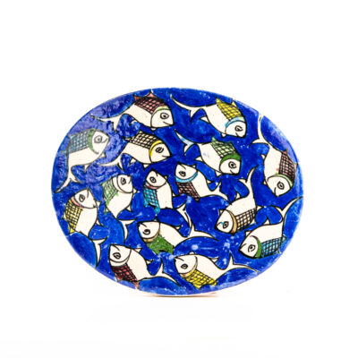 Piastrella in terracotta ovale - <b>22 cm</b>