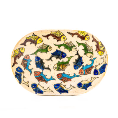 Piastrella in terracotta ovale - <b>27 cm</b>